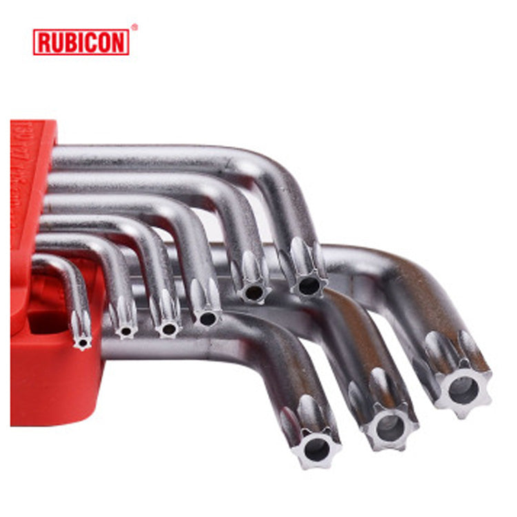 JUEGO 9PZA T10-T50 LLAVE TORX SEGURIDAD LARGA RTK-389L RUBICON (jgox9pza) - 127832