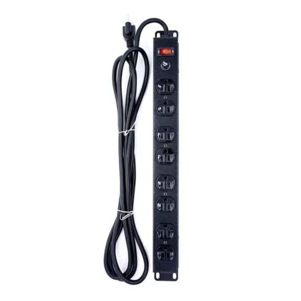 Power Rack Metálico Opalux 8 Tomas Planas 10Amp 14-550M-2M