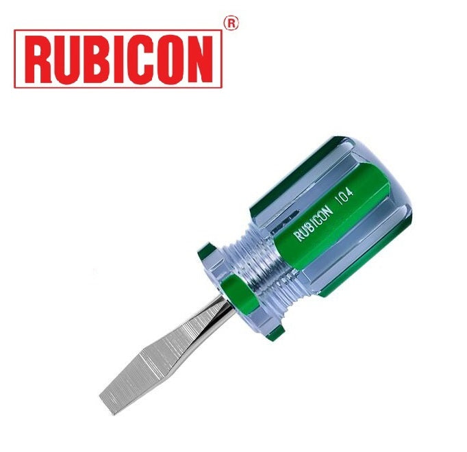 DESARMADOR 1.1/2" PLANO (-) 104-1.1/2 (1/4") RUBICON (pza) - 24521