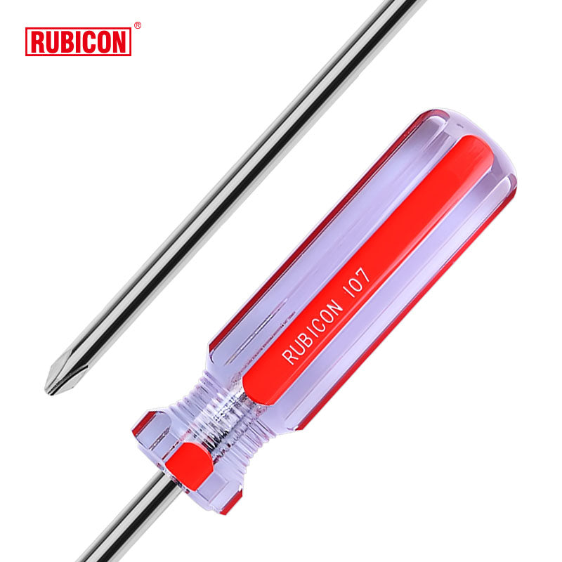 DESARMADOR 5" ESTRELLA (+) 107-2X5 (1/4") RUBICON (pza) - 24601