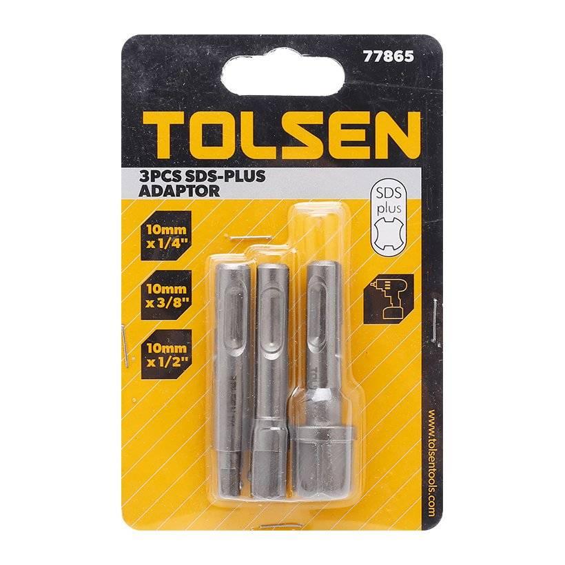 Adaptador sds-plus para dados 1/2, 3/8 y 1/4 Tolsen 77865