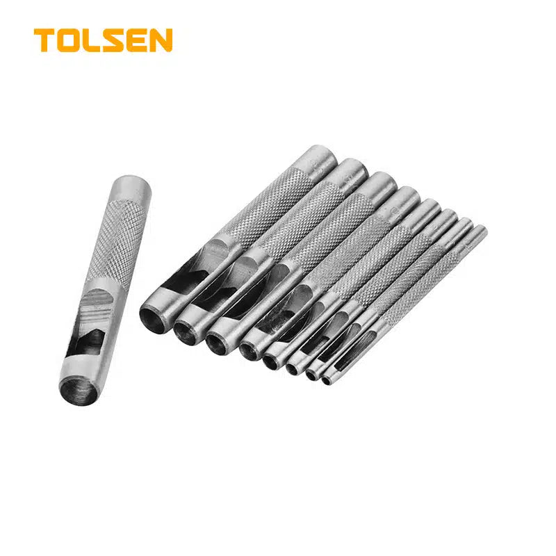 PERFORADOR DE CUERO 9 PCS - 25253