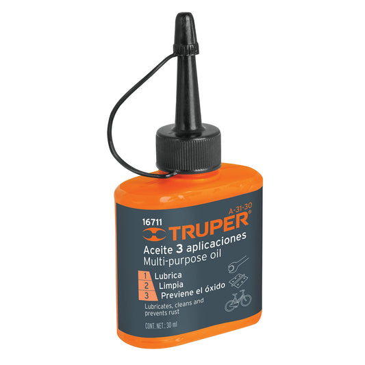 Aceite multiusos de 30 ml (1oz), Truper - 16711