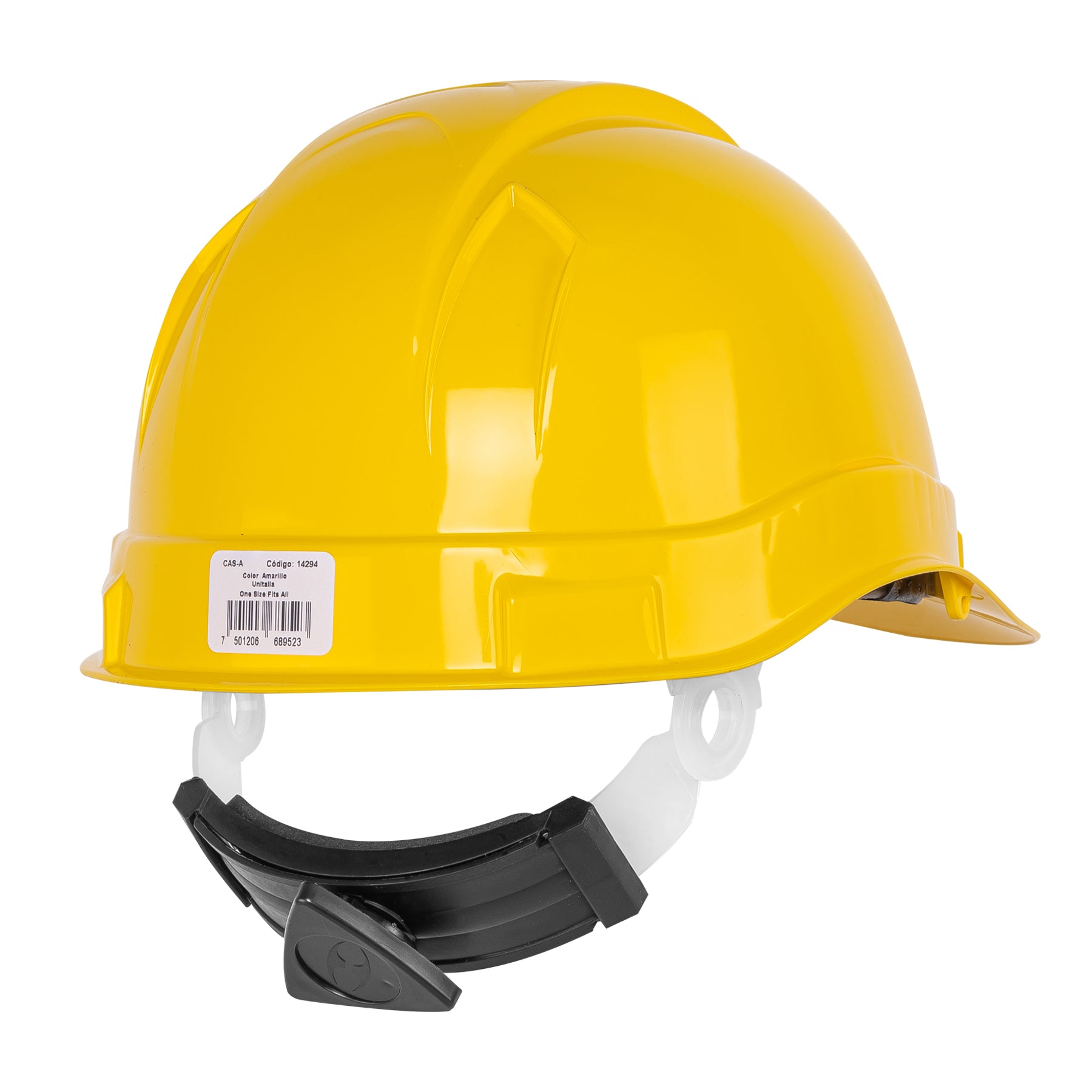 Casco de seguridad, ajuste de ratchet, amarillo, Truper - 14294