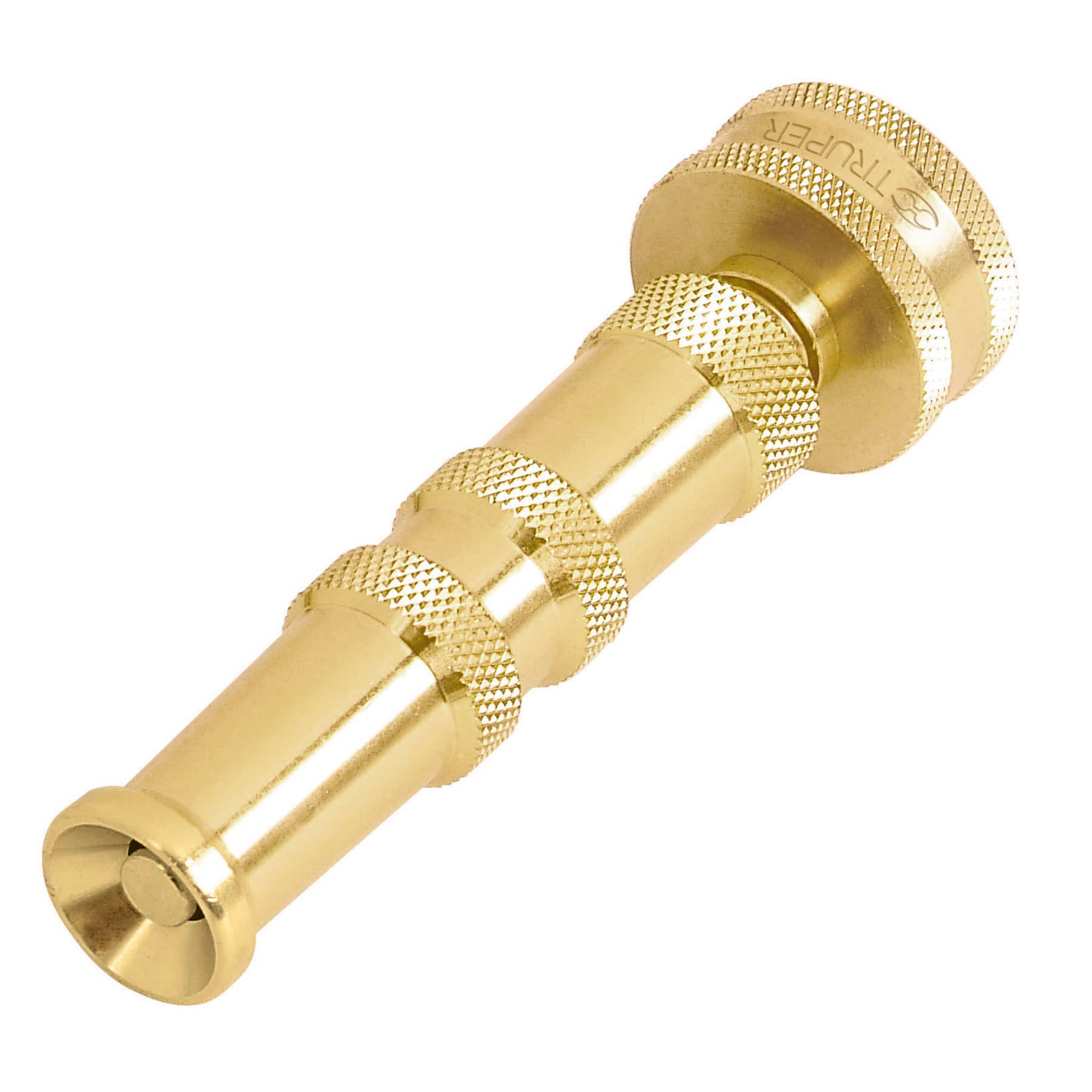Chiflón 4" de latón maquinado para manguera, Truper - 13136