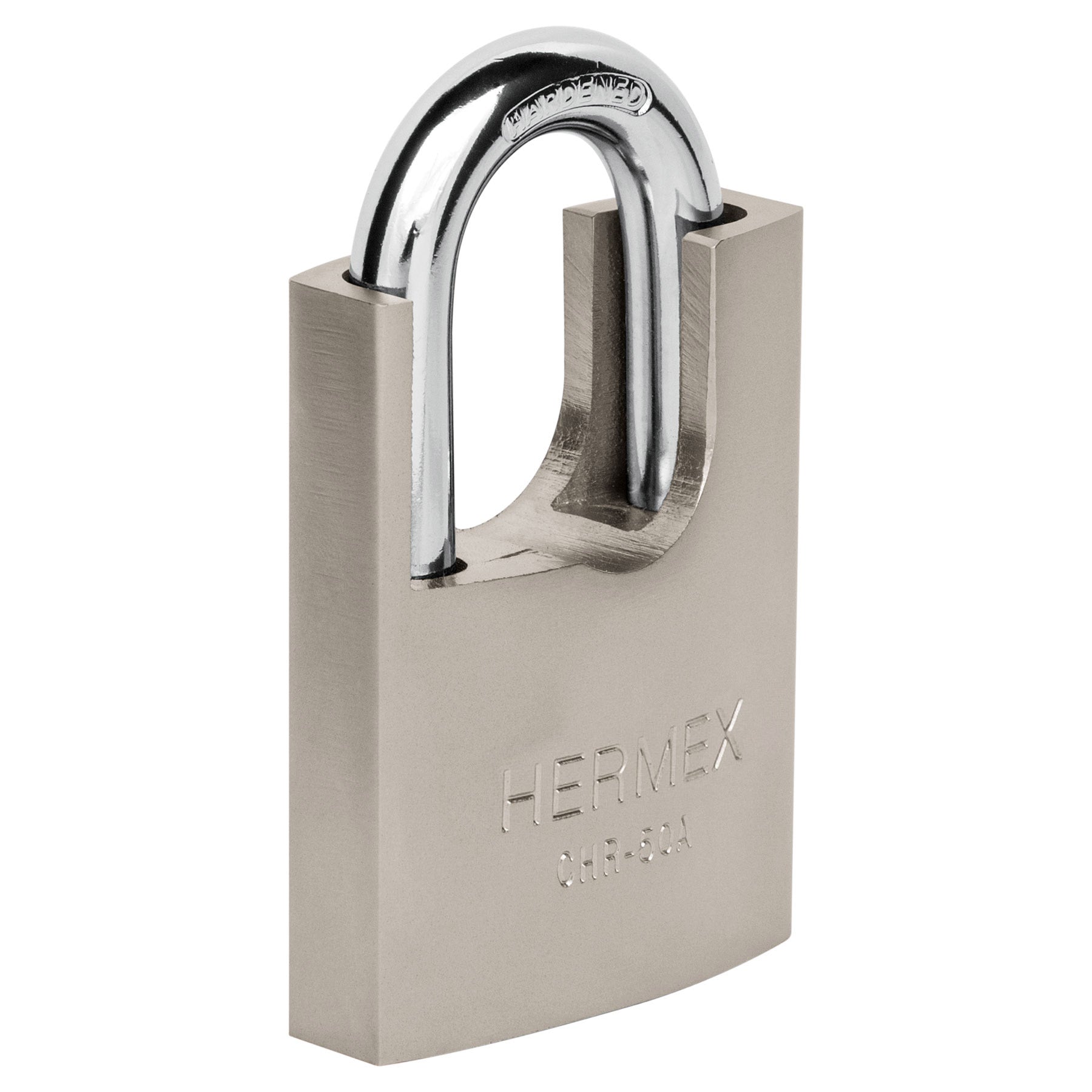 Candado de hierro 50 mm con coraza, llave anti-ganzúa Hermex - 43313