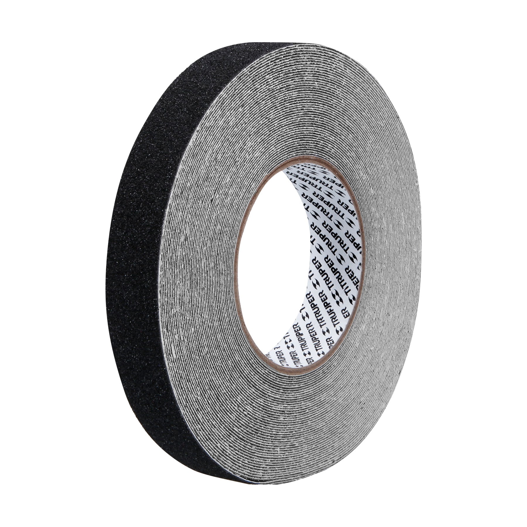 Rollo de 18m de cinta antiderrapante negra 25mm con abrasivo Truper - 101443