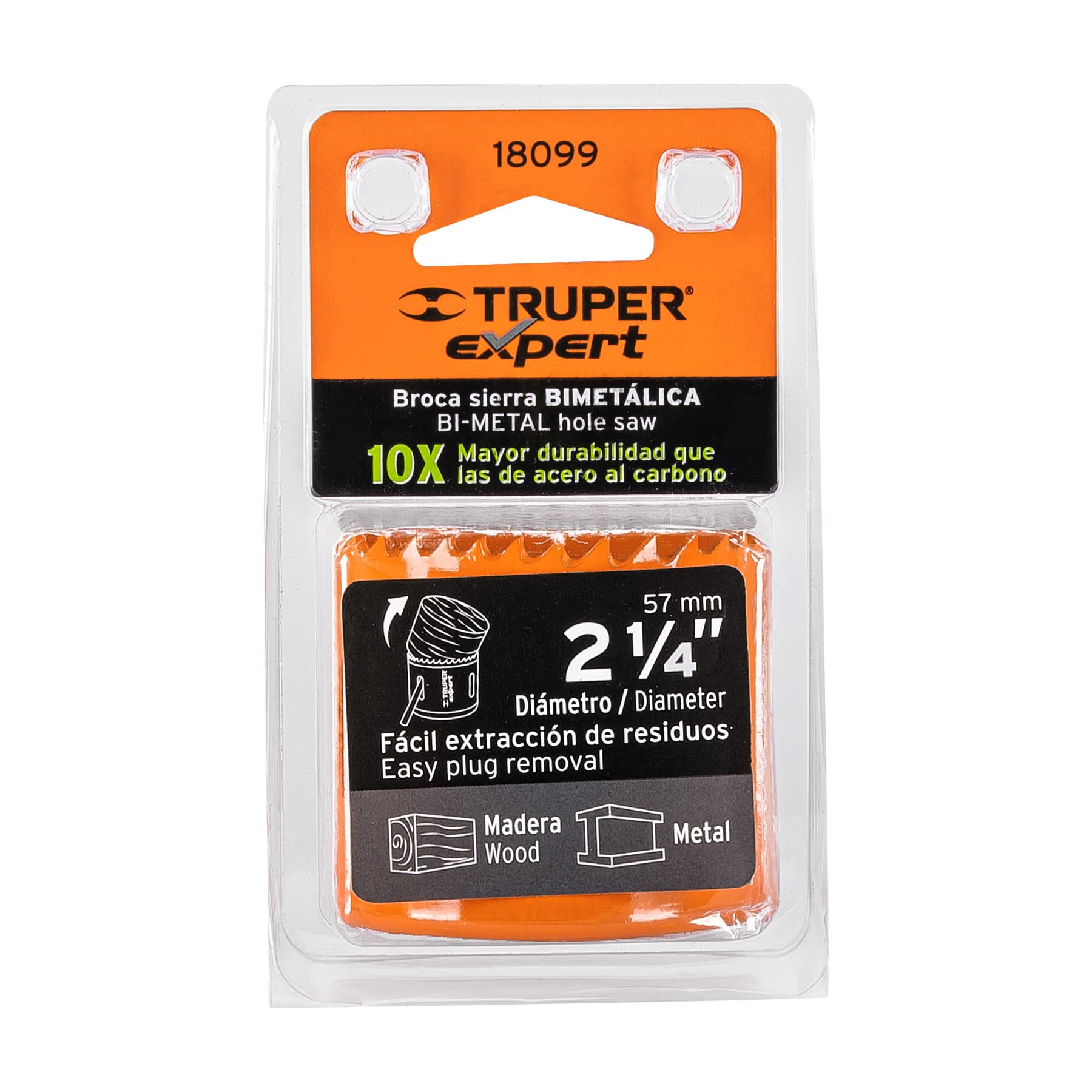 Brocasierra bimetálica 2-1/4", Truper Expert - 18099