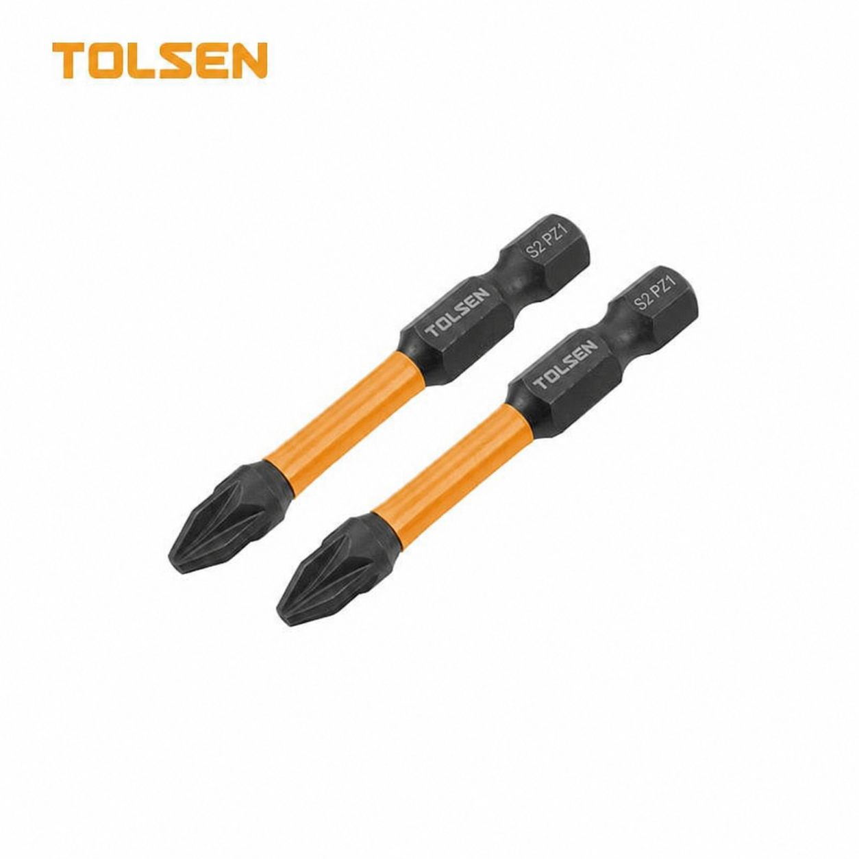 Juego de 2 puntas para destornillador de impacto PZ1x50mm TOLSEN 20525