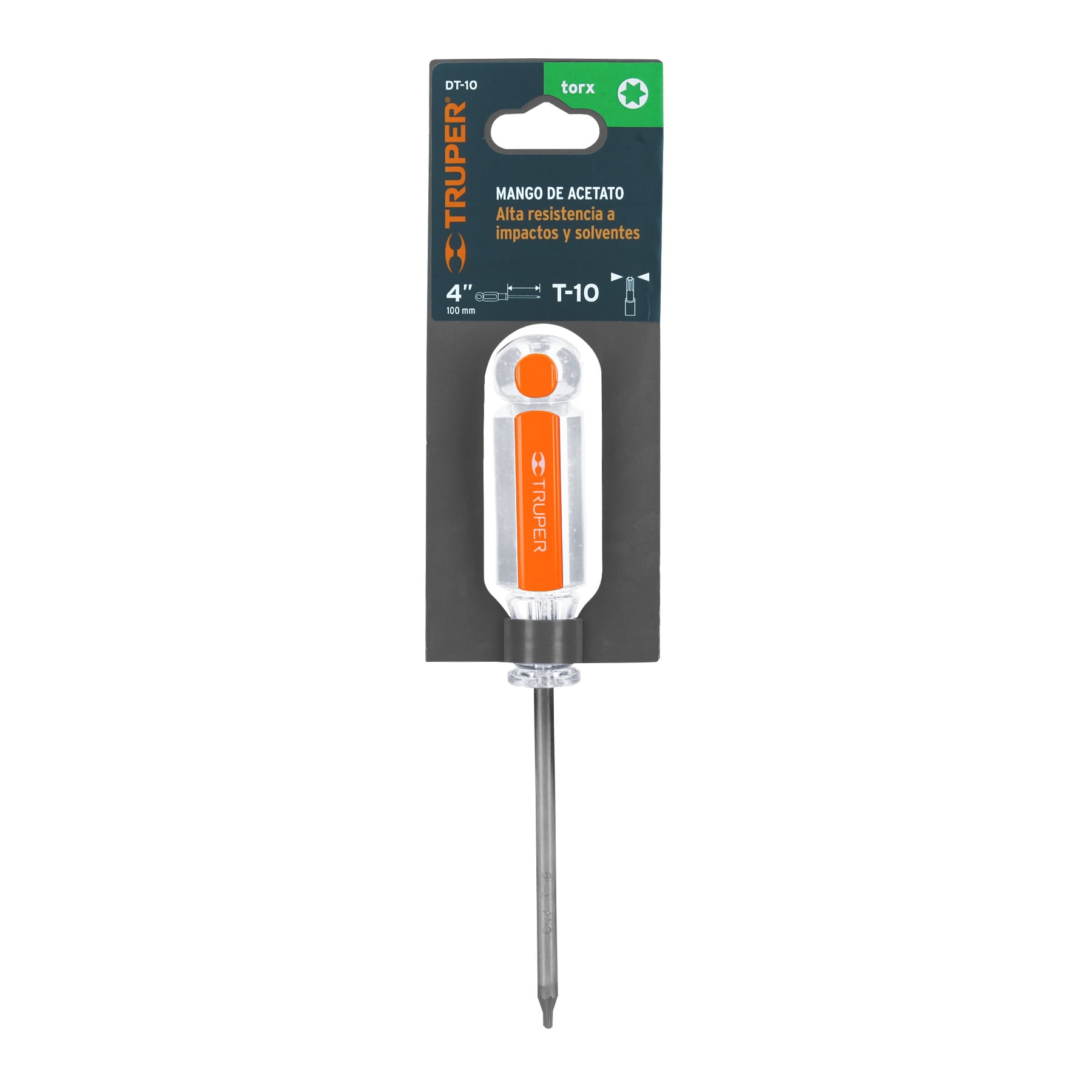 Desarmador Torx T 10 mango de acetato, Truper - 15101