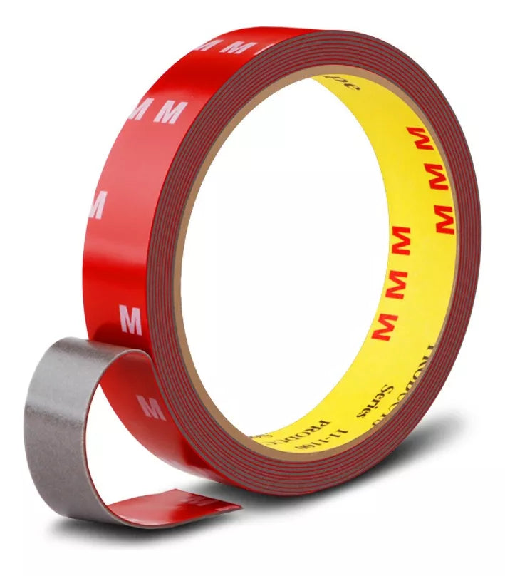 Cinta Doble Contacto 3m X 8mm X 0.8mm Gris