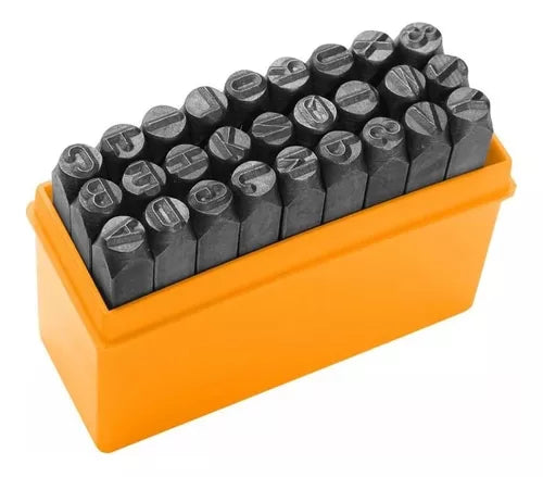 JUEGO DE PUNZONES (LETRAS)27PCS 3MM Tolsen - 25101