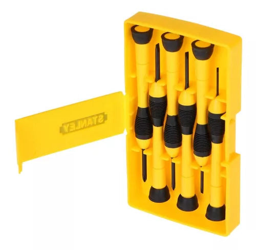 Juego de 6 Destornilladores de Precisión, Stanley - 66-052