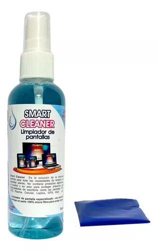Smart Cleaner Limpiador De Pantallas 120ml + Pañito Regalo - EDI-120ML