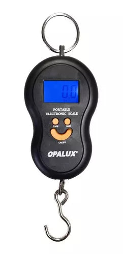Balanza Portable De Gancho 10gr-50kg 2 Pilas AAA Opalux OP-601