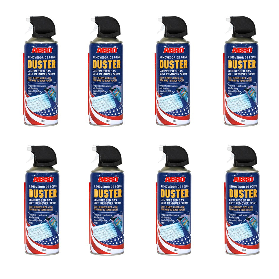 Set De 8 Latas Aire Comprimido Abro De 400ml