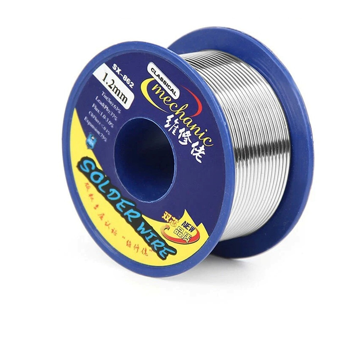 Rollo De Estaño 63/37 Mechanic 60gr 1.2mm