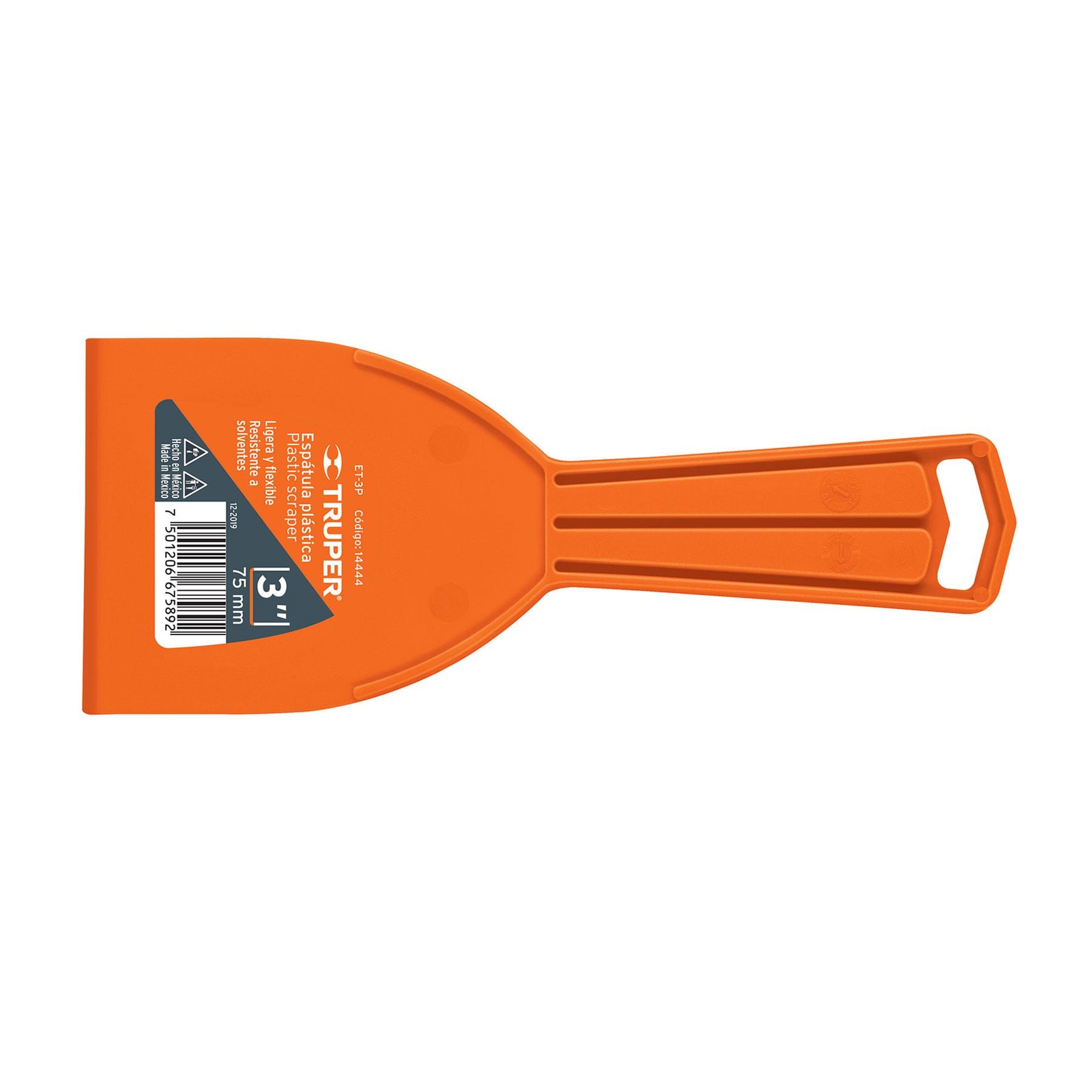 Espátula plástica de 3", Truper - 14444