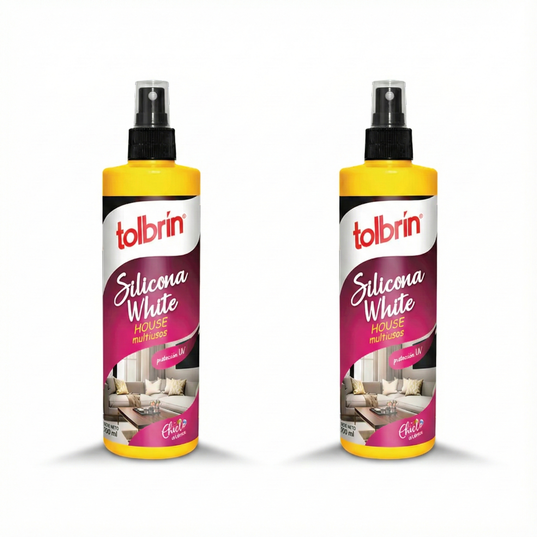2 x Silicona White House Chicle multi Usos Tolbrin 300ml