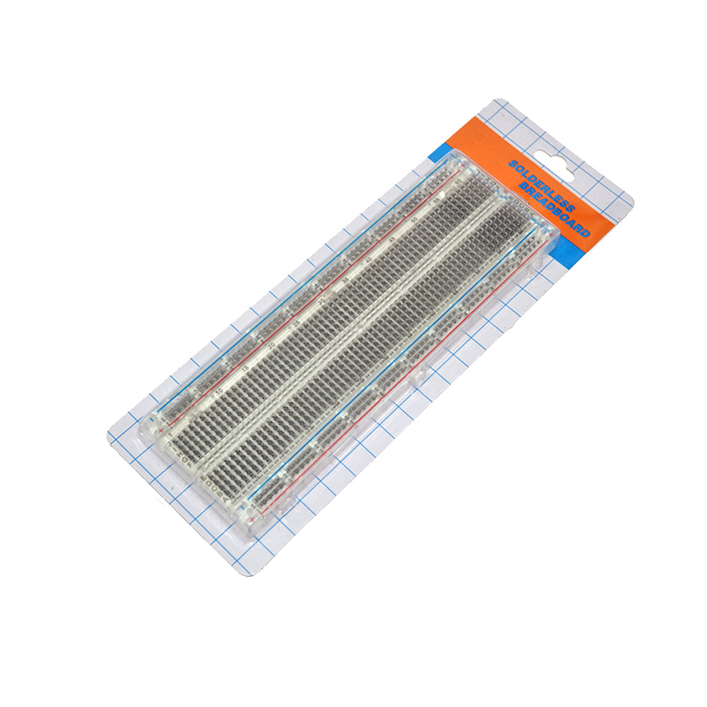 Protoboard de 830 con plancha de metal para electrónica EDI-ZYJ102