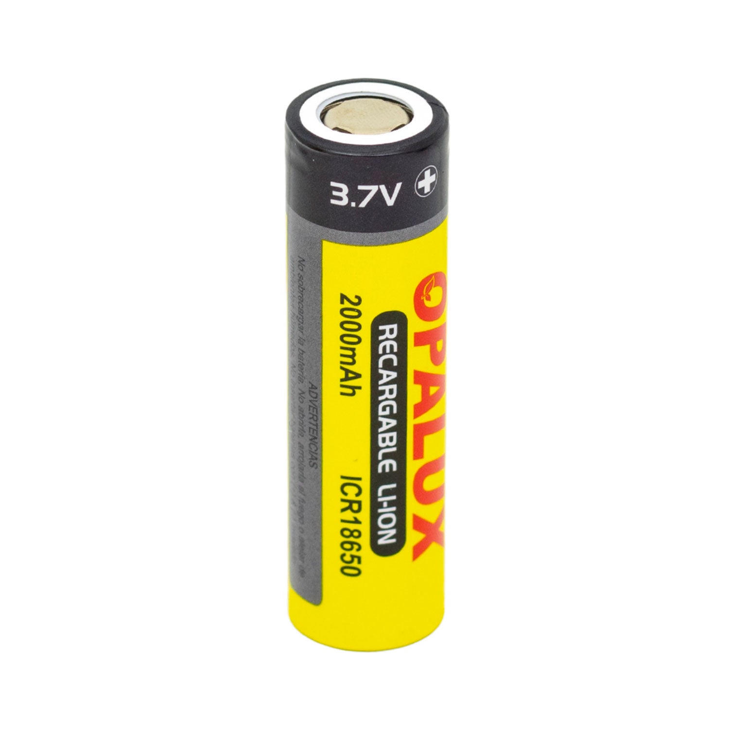 Bateria Recargable LI-ION 3.7V 2000MAH ICR18650 OPALUX