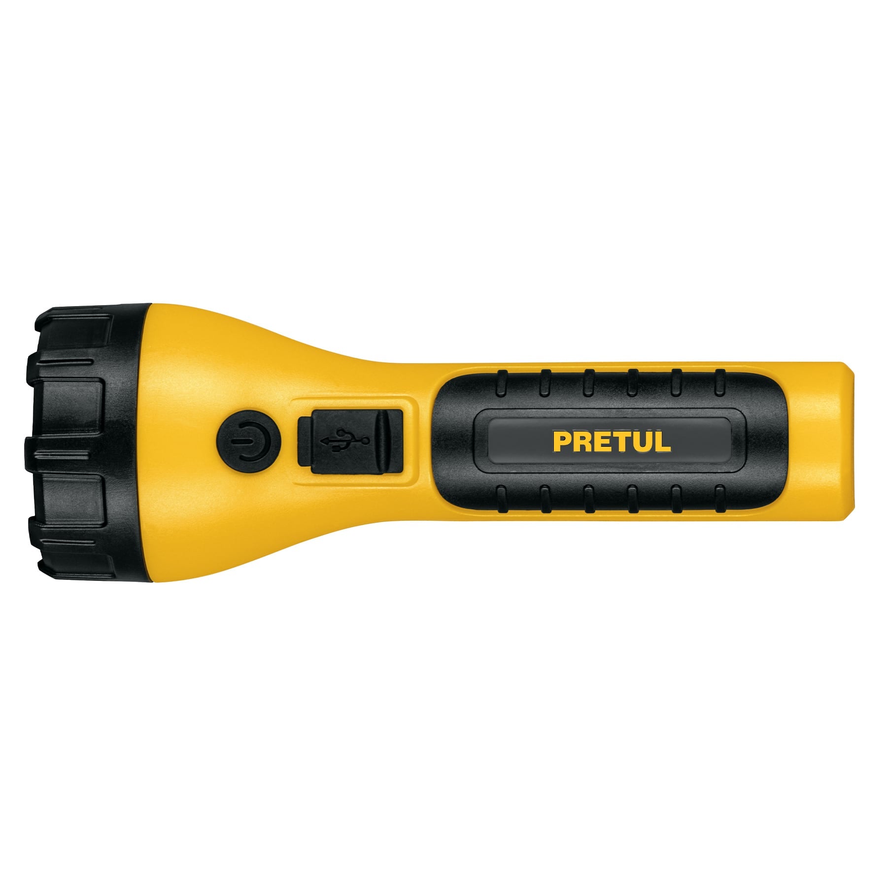 Linterna plástica recargable de LED, 180 lúmenes, Pretul - 26102