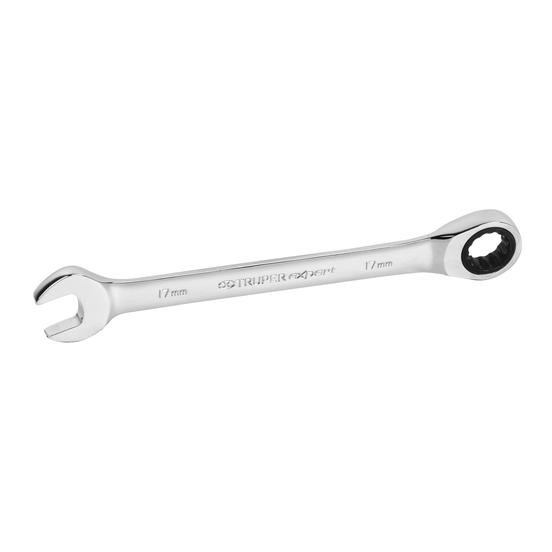 Llave mixta con ratchet 17 mm x 218 mm largo, Expert - 13622