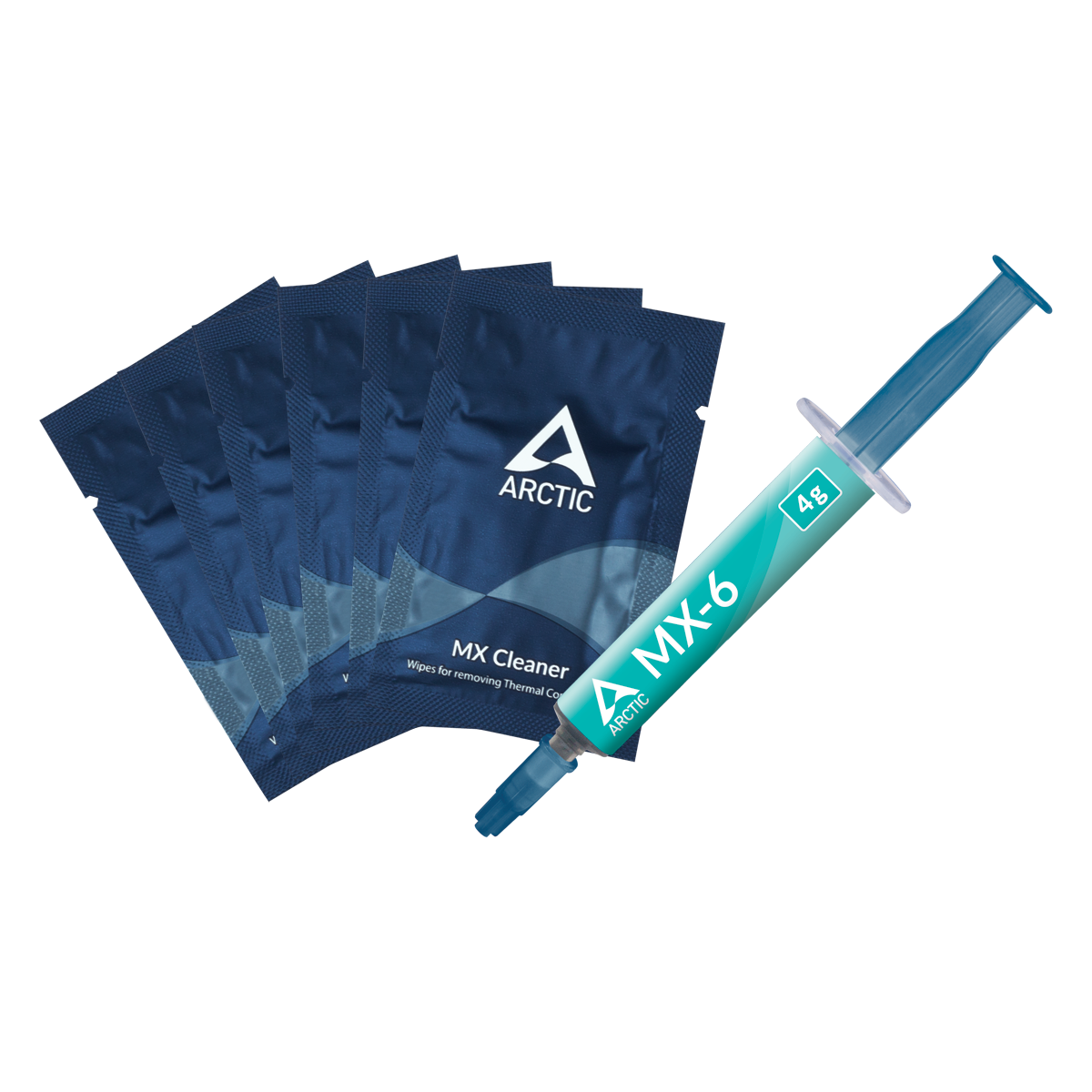 Pasta Térmica Arctic MX-6 4gr + Paños