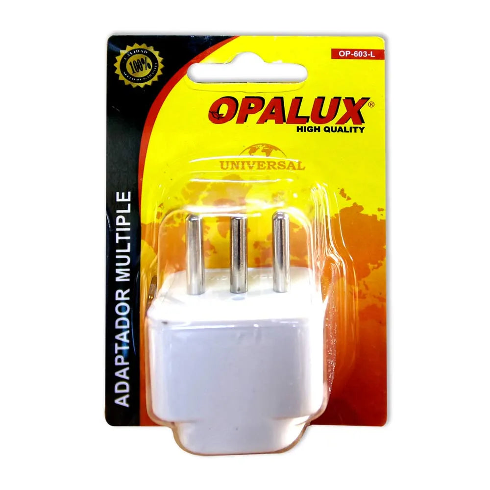 Adaptador De Enchufe 3 En Linea Múltiple Opalux OP-603-L