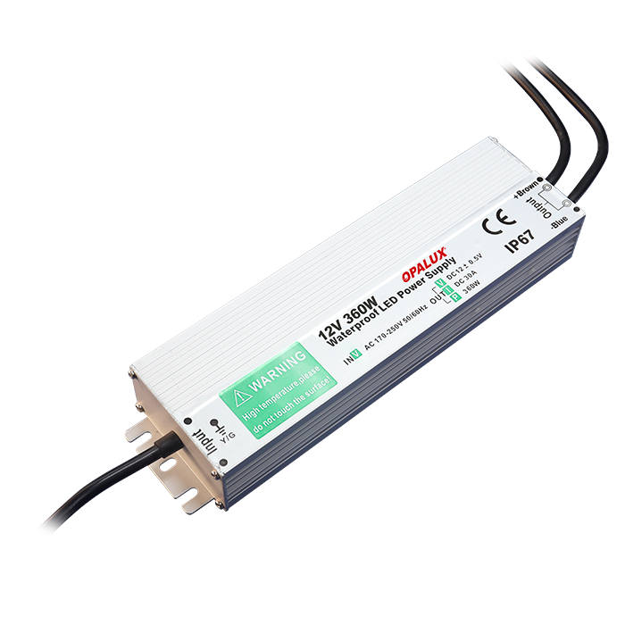 Fuente de poder de aluminio 360w OP-F12V30A-IP67