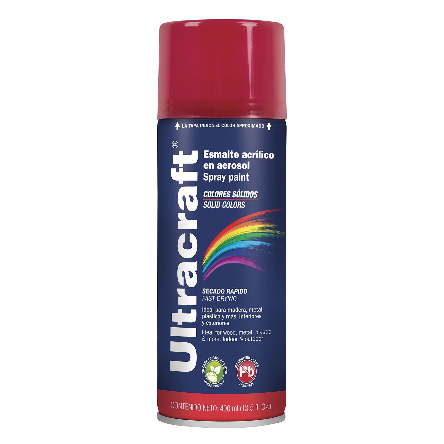 Pintura En Spray rojo fuego, Ultracraft - 40031