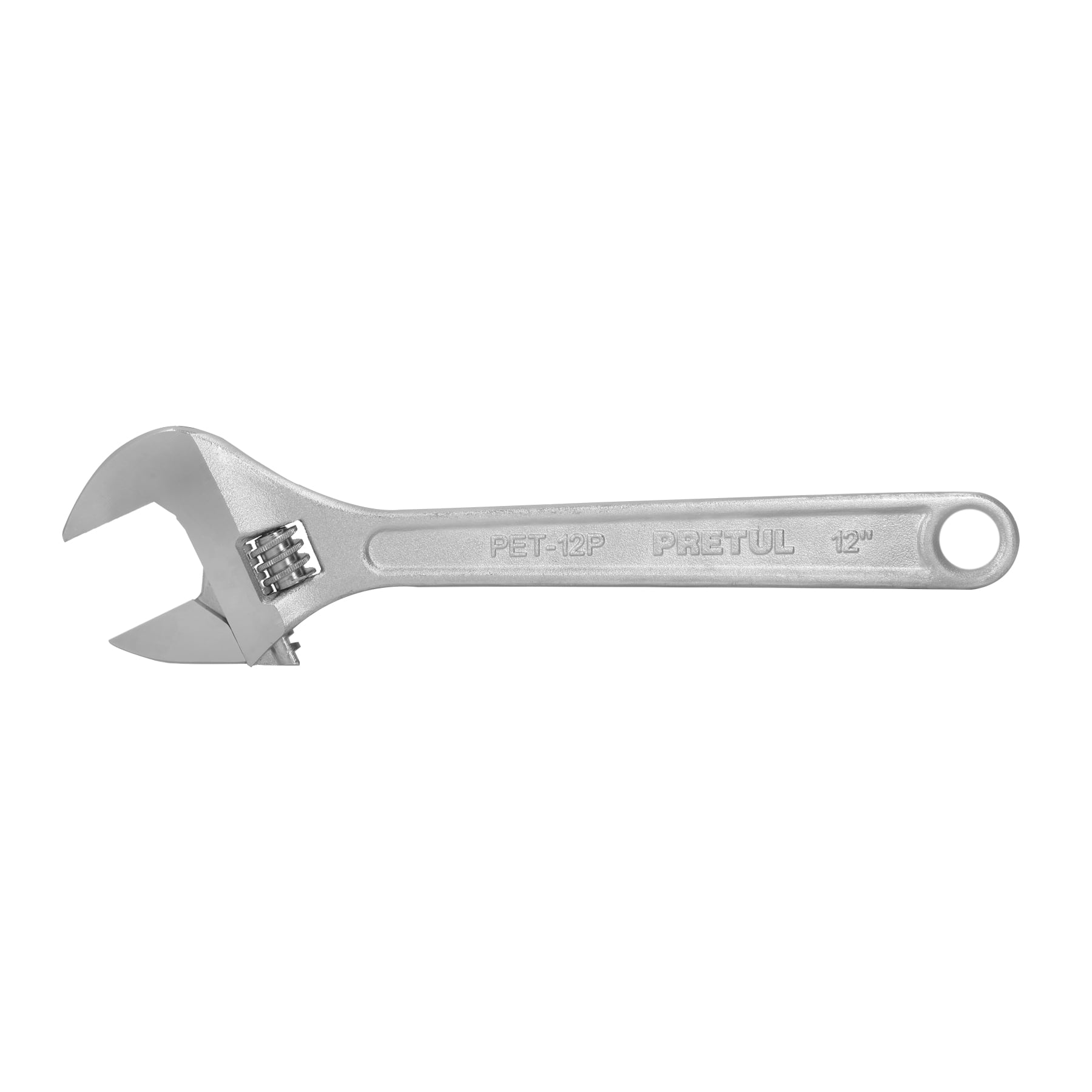 Llave ajustable (perico) 12" cromada, Pretul - 21817