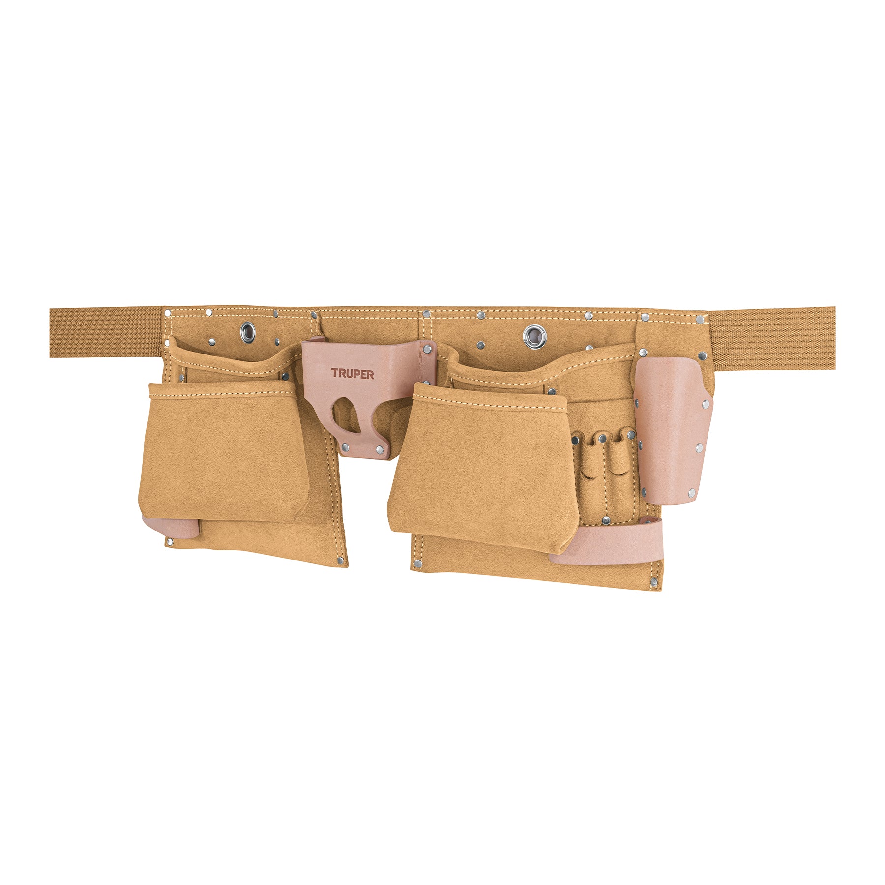 Porta herramientas de carnaza con 13 compartimentos, Truper - 11537