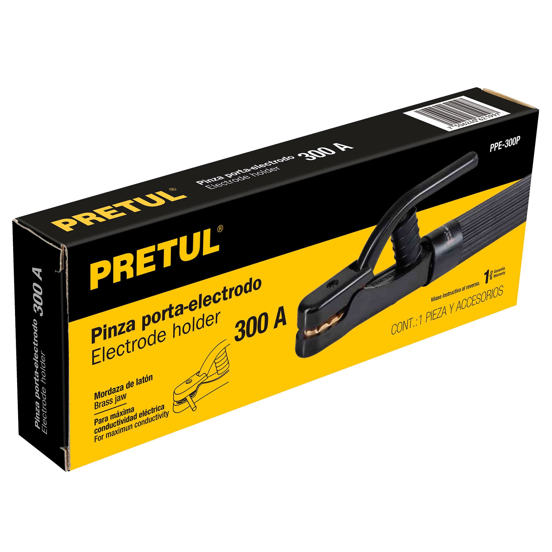 Pinza porta electrodo de 300 A, Pretul - 24232