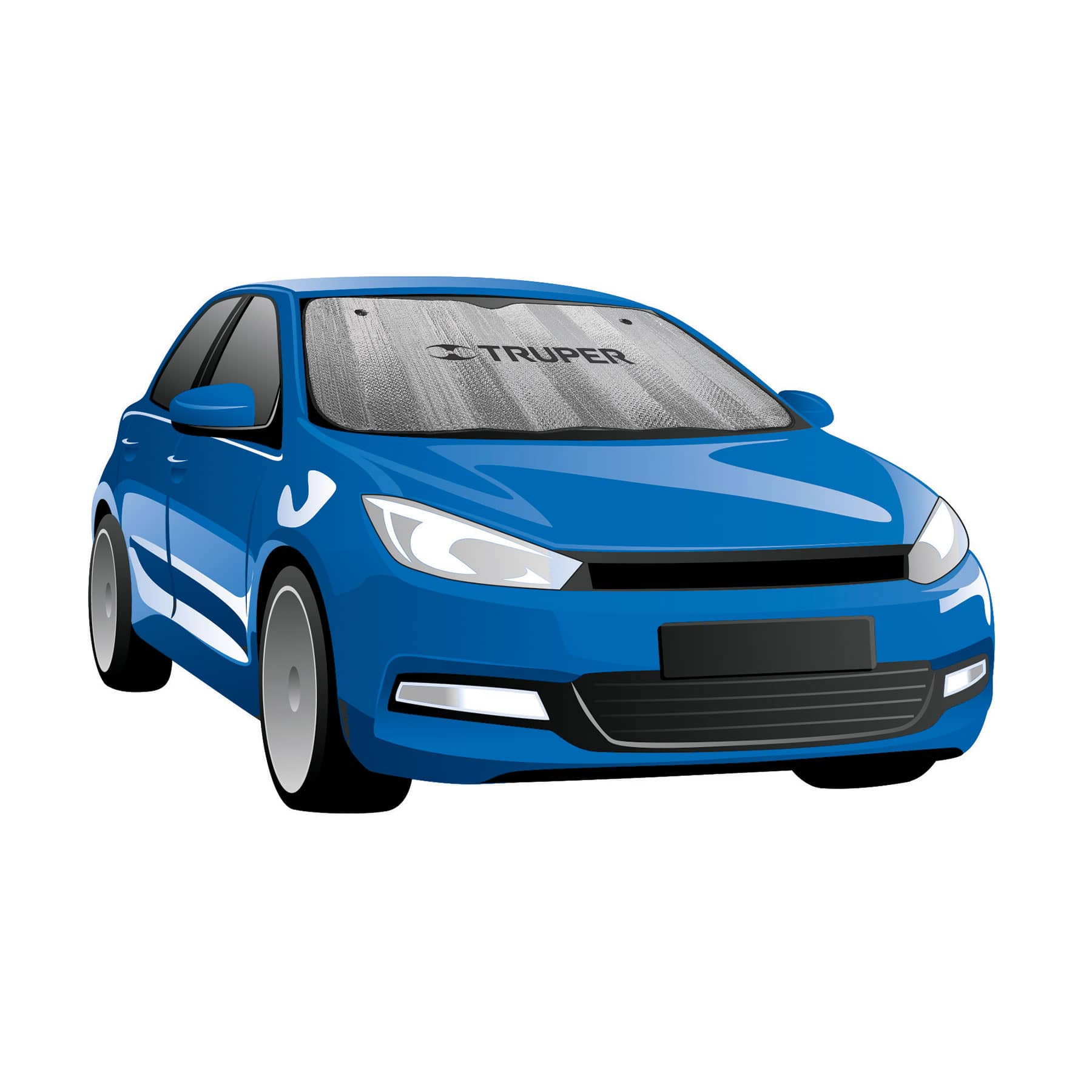 Parasol de 135 cm para auto, Truper - 62080