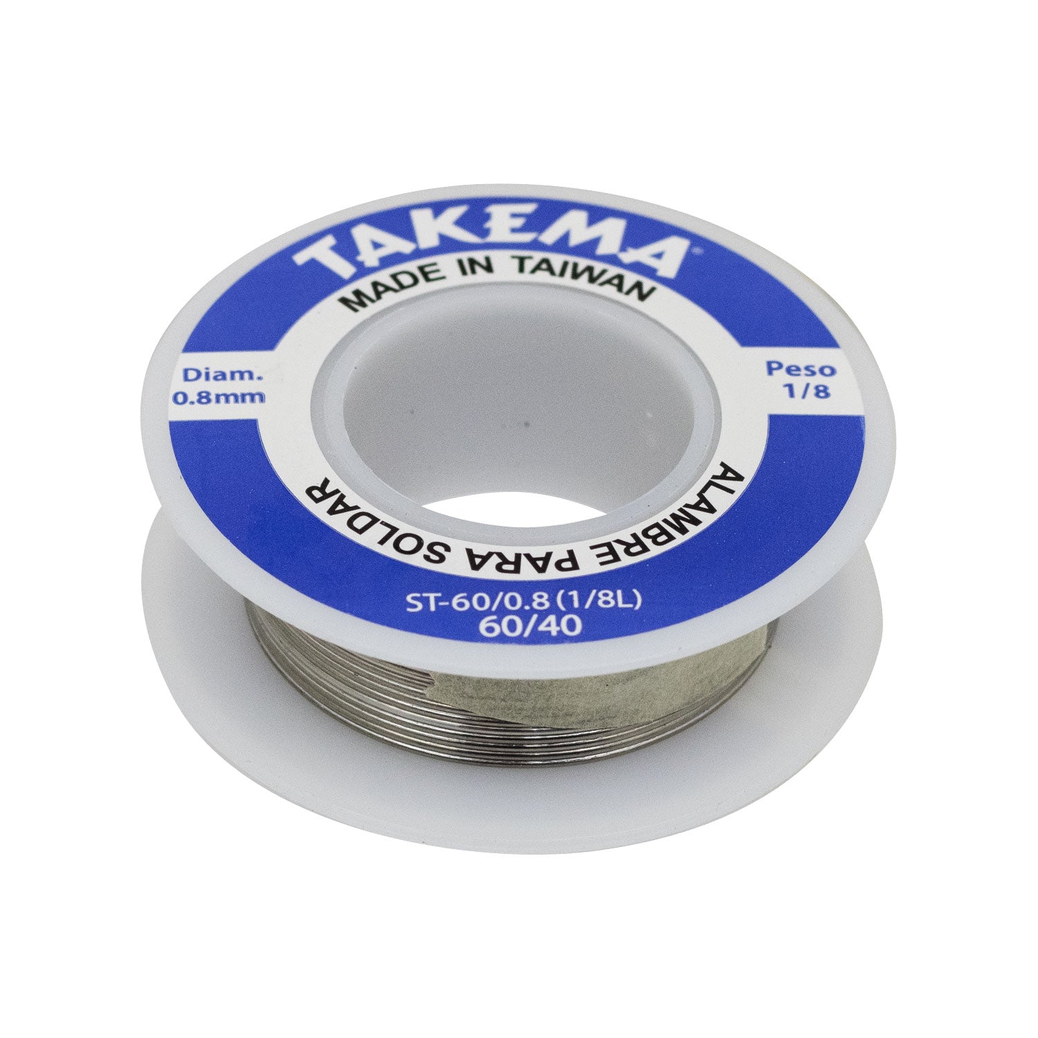 Estaño 0.8mm 60/40 TAKEMA ST-60/0.8(1/4L)