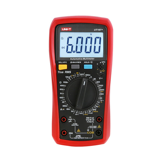 MULTIMETRO AUTOMOTRIZ TRUE RMS 1000V AC/DC "UNI-T" UT-107+