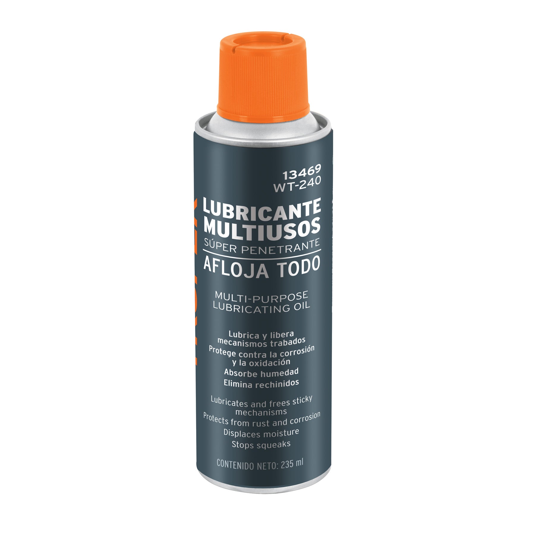 Aflojatodo Aceite multiusos en aerosol, 235ml (8oz), Truper - 13469