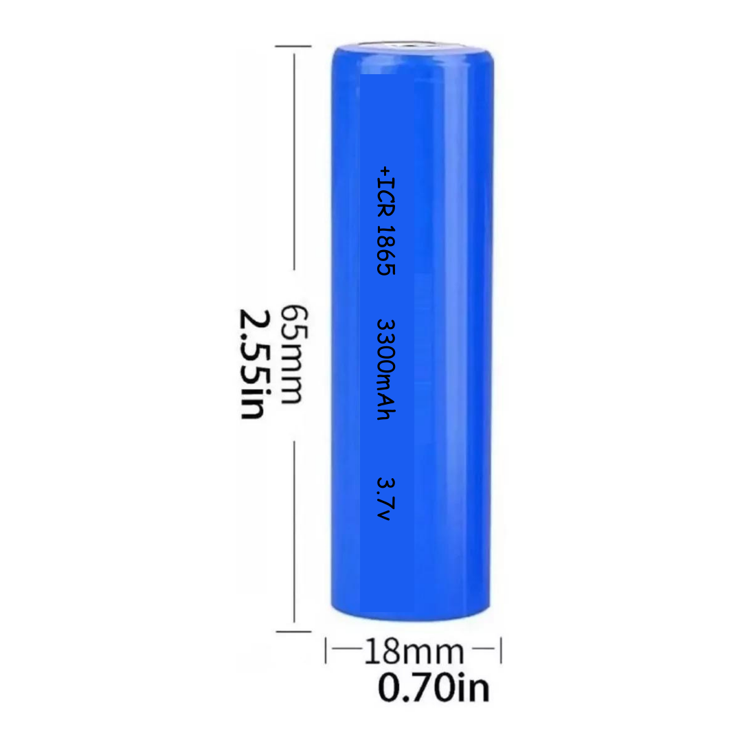 Pila Bateria Recargable De Li-ion 3.7 V 3300 Mah Icr18650 / Icr