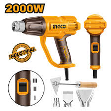 Pistola de Calor 2000W con Accesorios Ingco HG200078