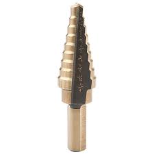 BROCAS DE PASO NEGRO Y ORO 1/8"-1/2"*13 PASOS Tolsen - 75875