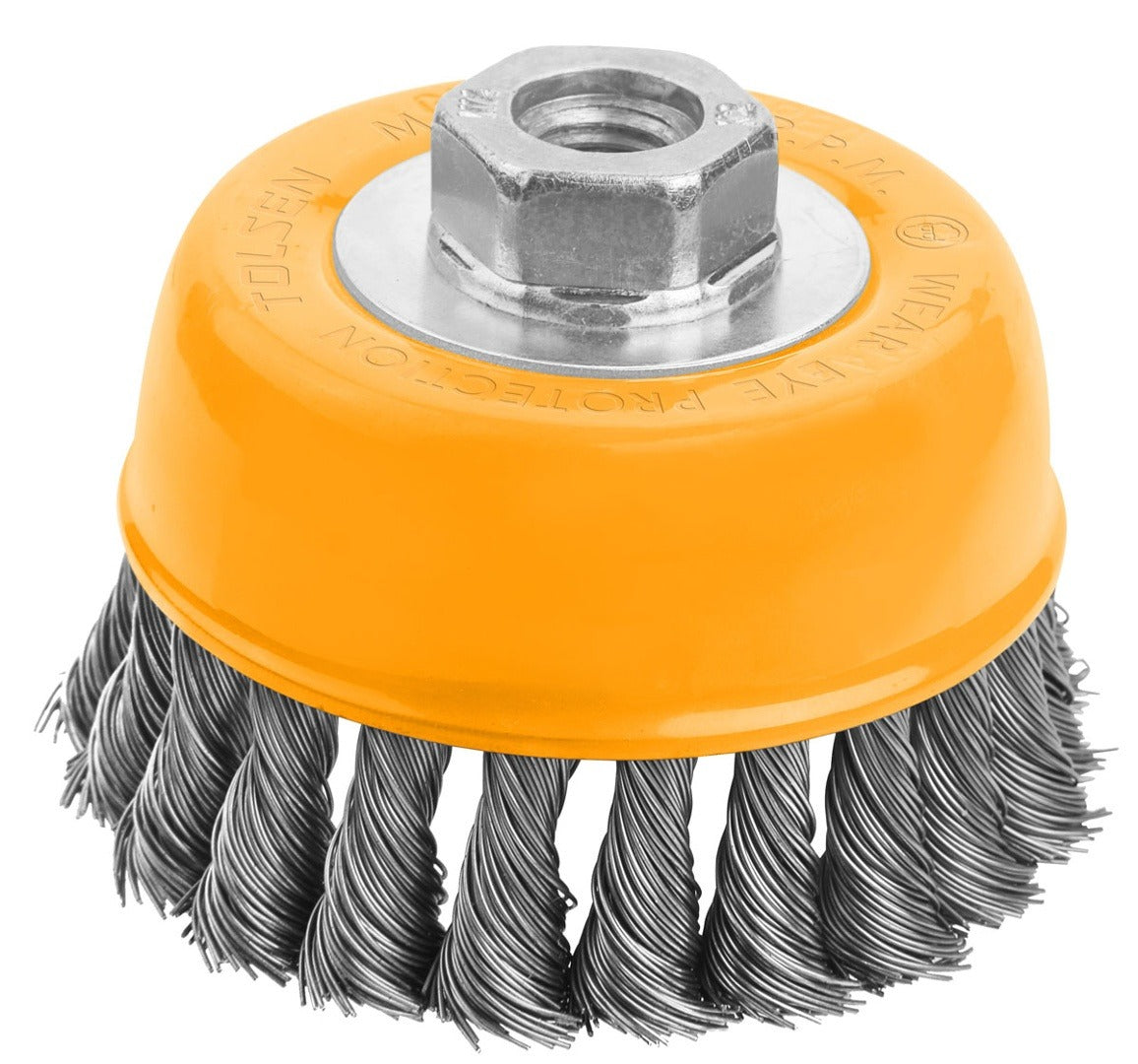 Cepillo Copa Torneado 100mm Tolsen - 77612