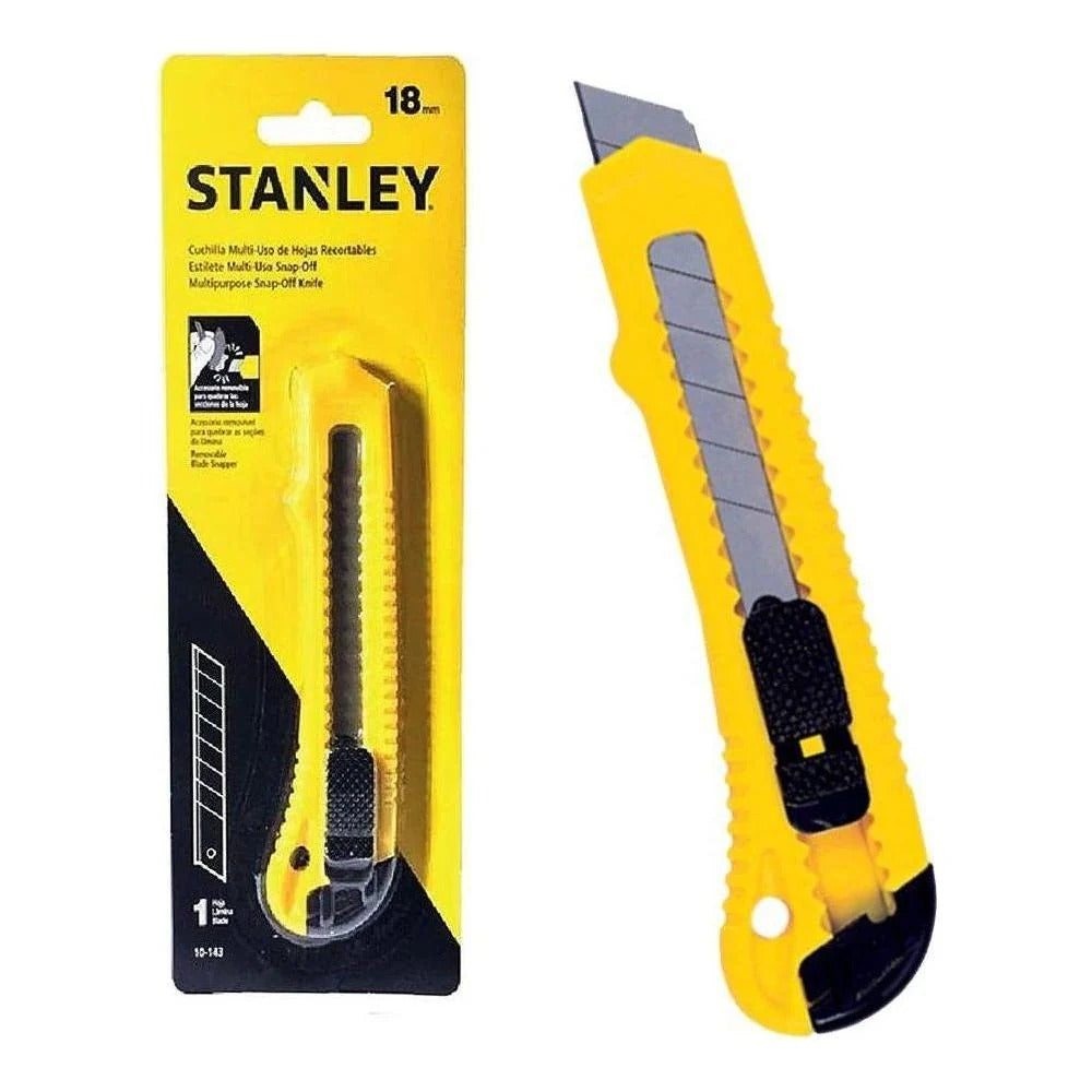 Cuchilla o Cutter Stanley multi uso de 18mm 10-143