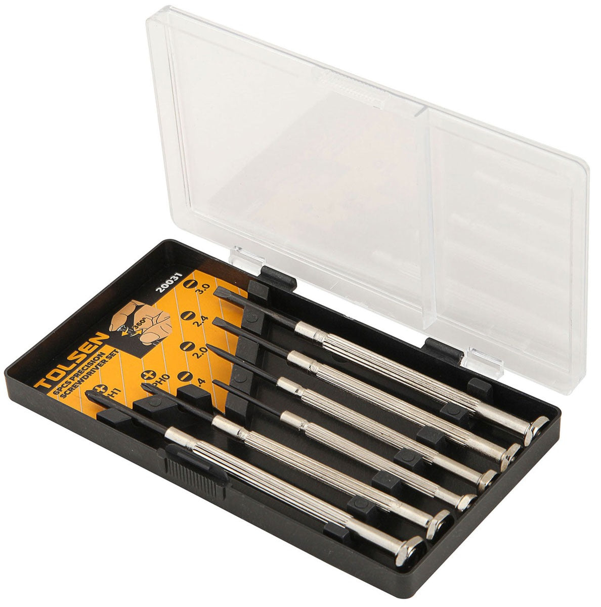 Juego de destornillador de precision 6pcs Tolsen - 20031