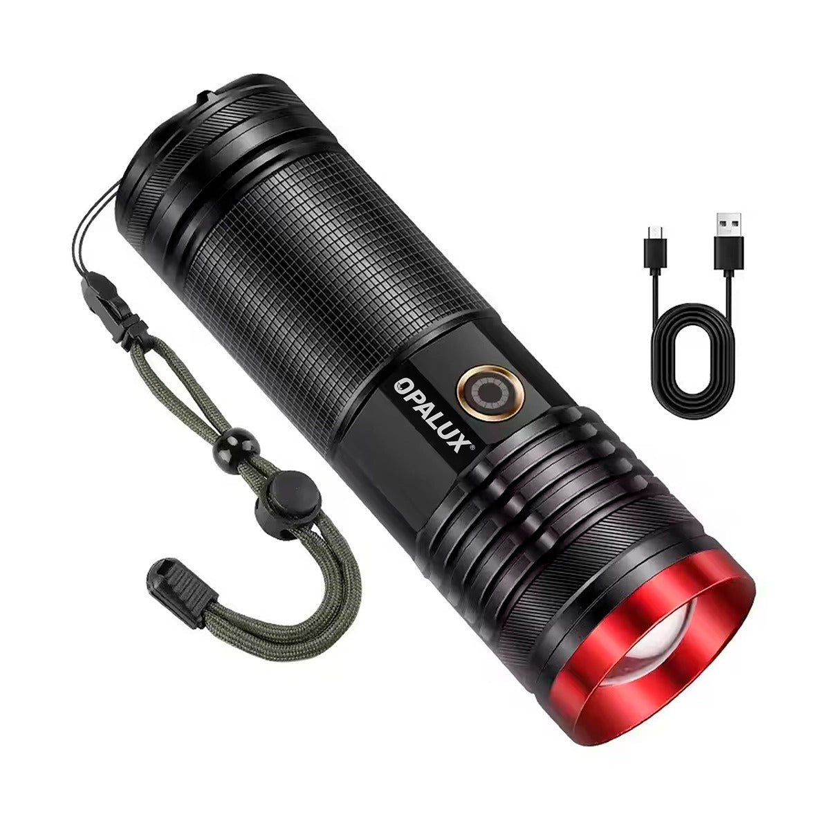 Linterna Táctica Recargable 15w Opalux OP-8623