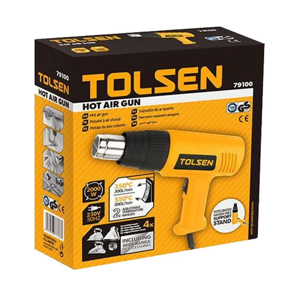 Pistola de Calor 1000W - 2000w Tolsen 79100