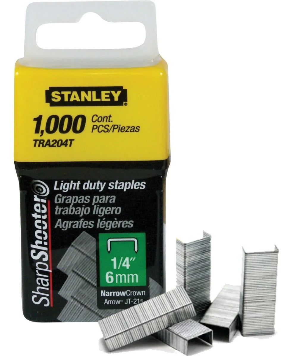 Grapas para Engrapadora 1/4 Stanley TR-A204T
