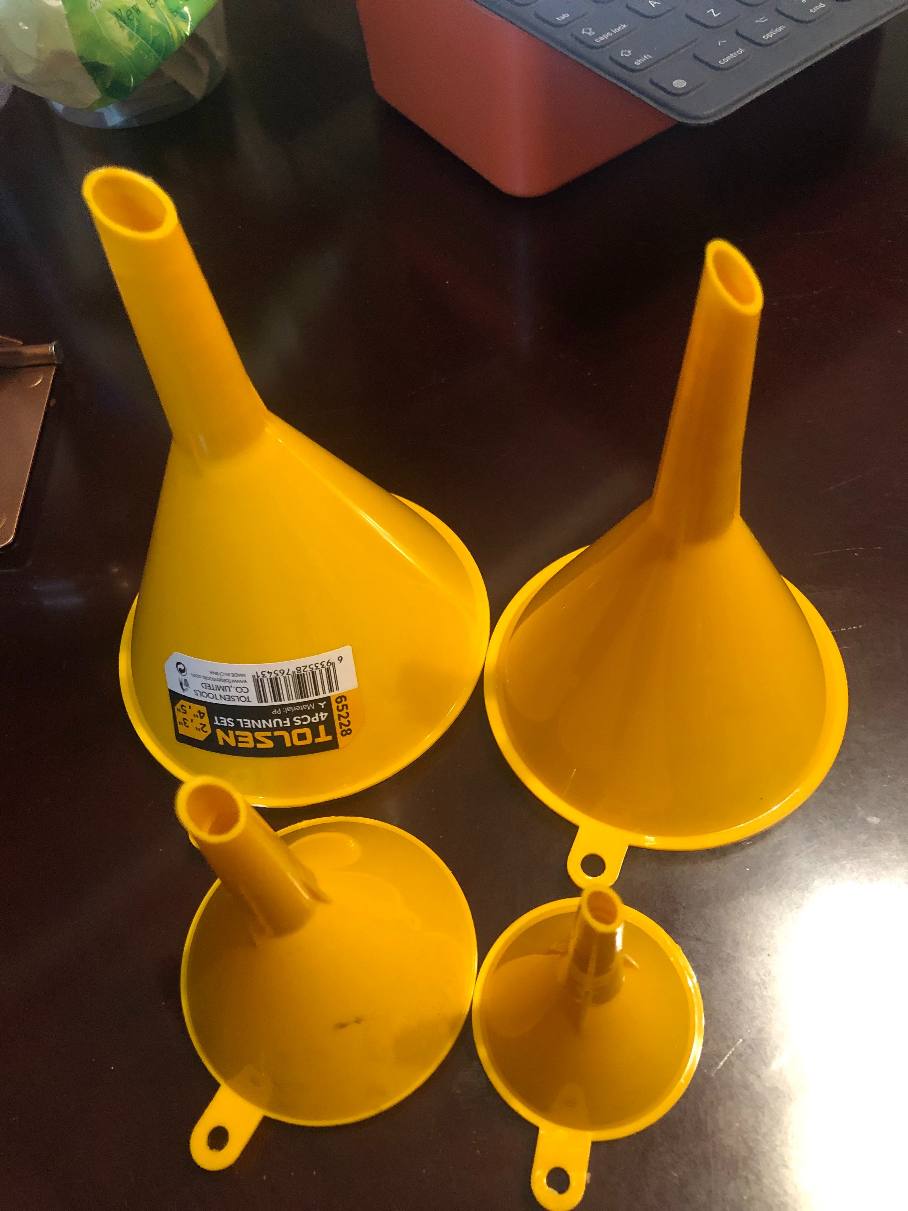 Juego de embudo de 4 piezas Tolsen 65228