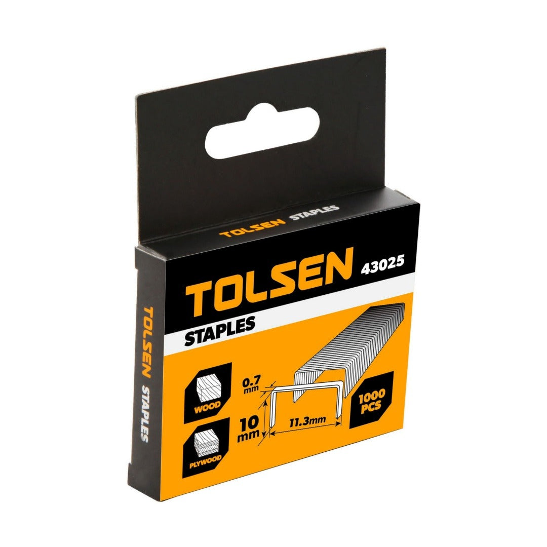 Grapas 1.2 x 12mm 1000 pcs TOLSEN - 43030