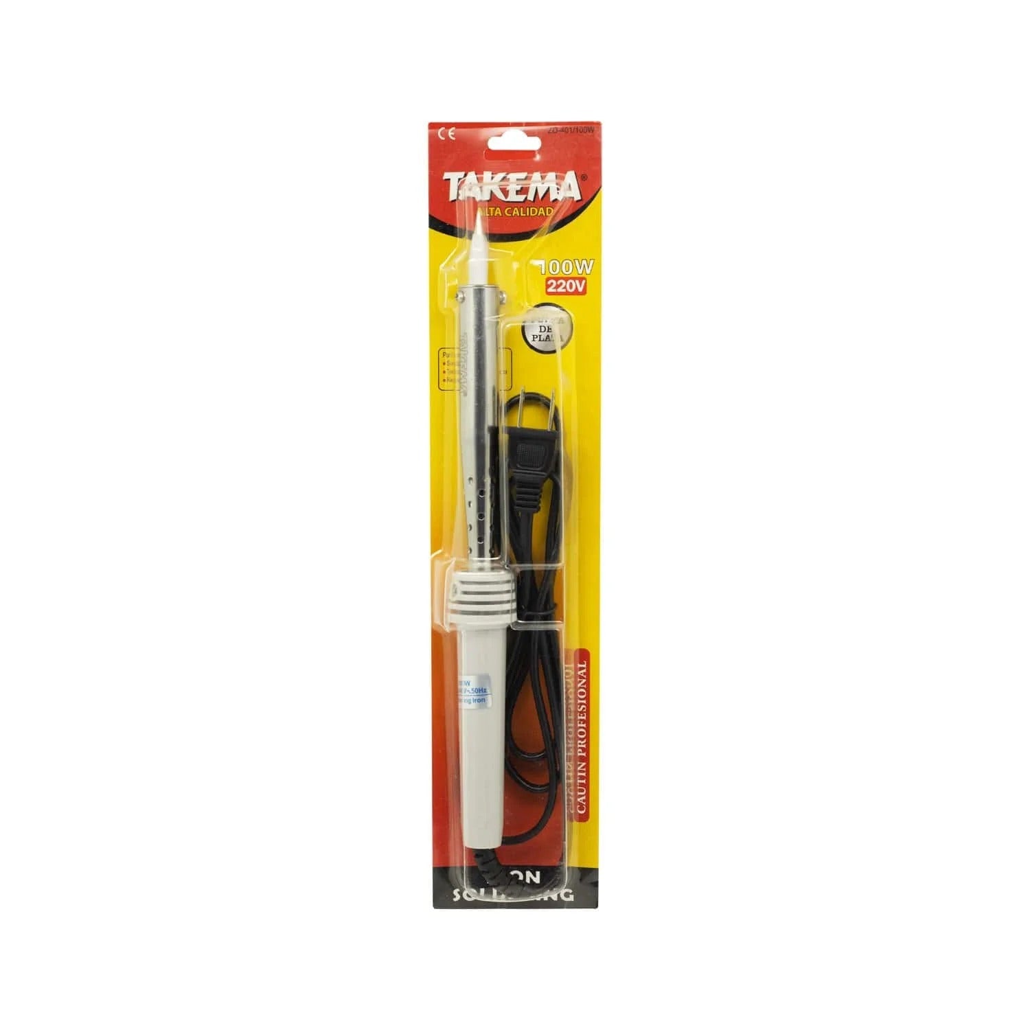 Cautin para Soldar tipo lapiz de 100w 220v Takema ZD-401/100W